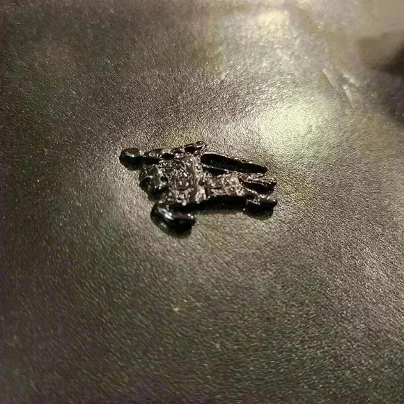 SOLD!! Burberry Men's Black Glazed Leather Studded Tote $1330 - Picture 15 of 16